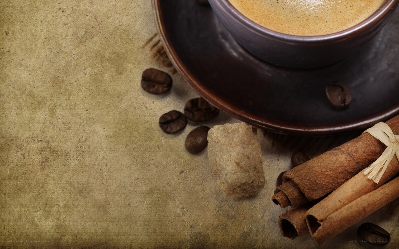 coffee with cinnamon and sugar