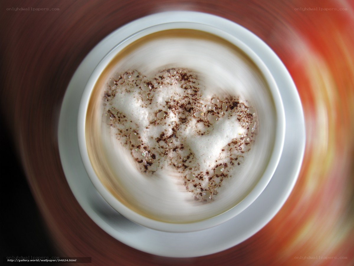 coffee with heart foam art