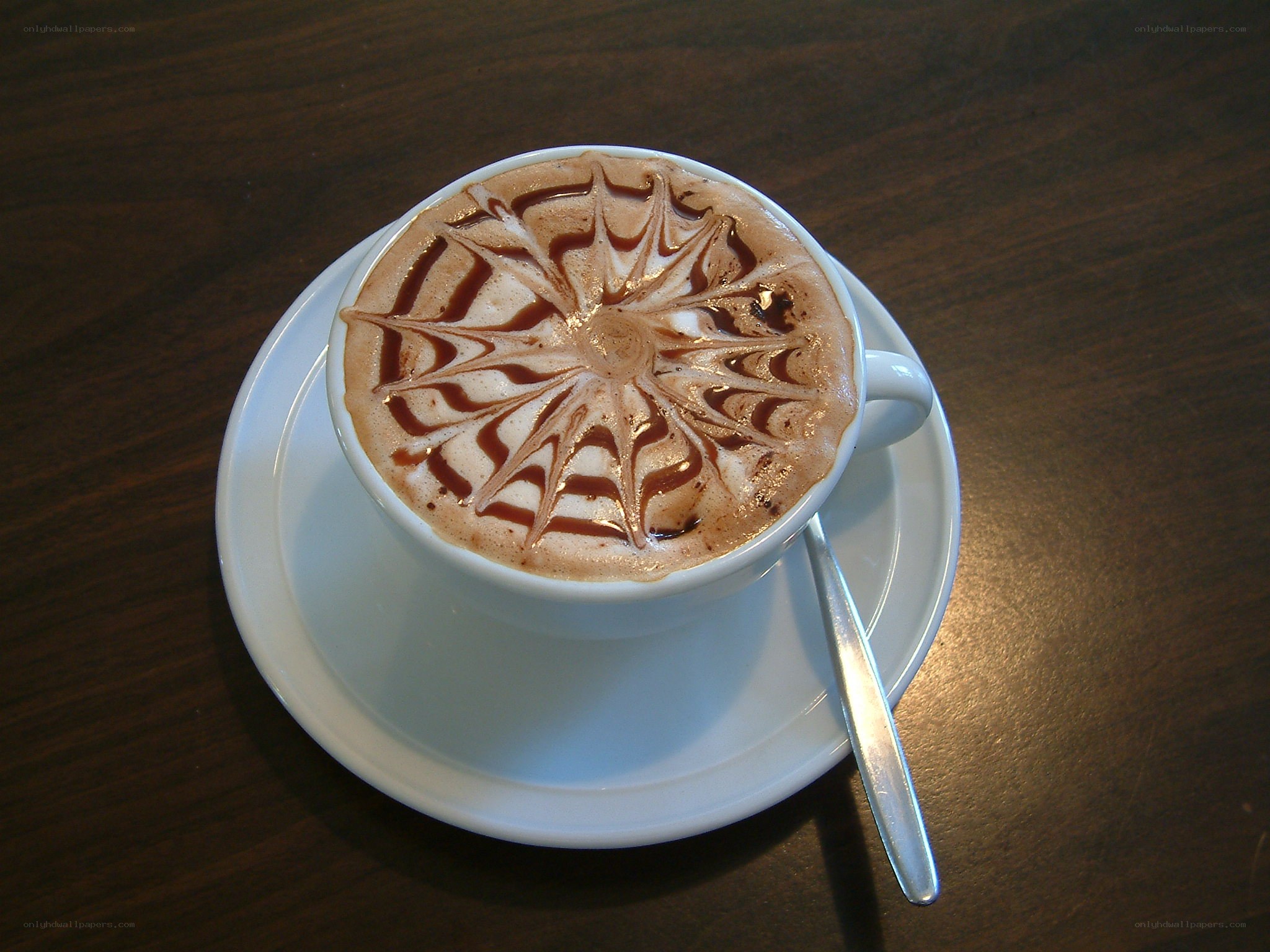 coffee with latte art