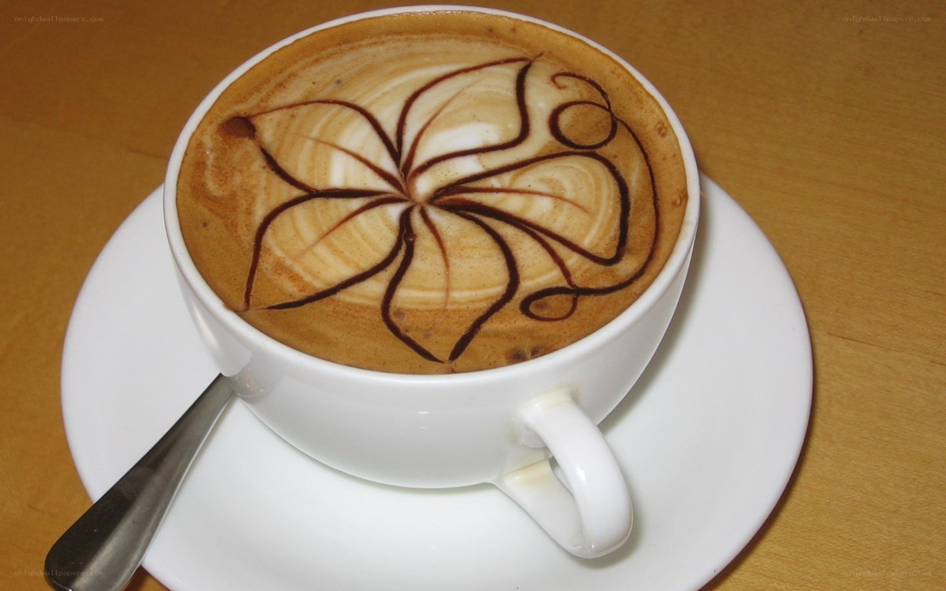 coffee with latte art