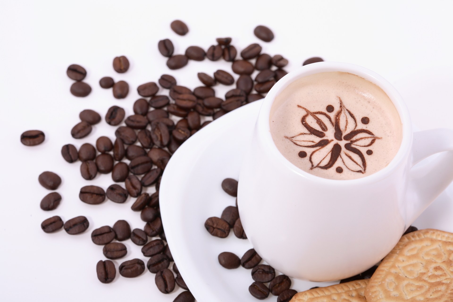 coffee with latte art
