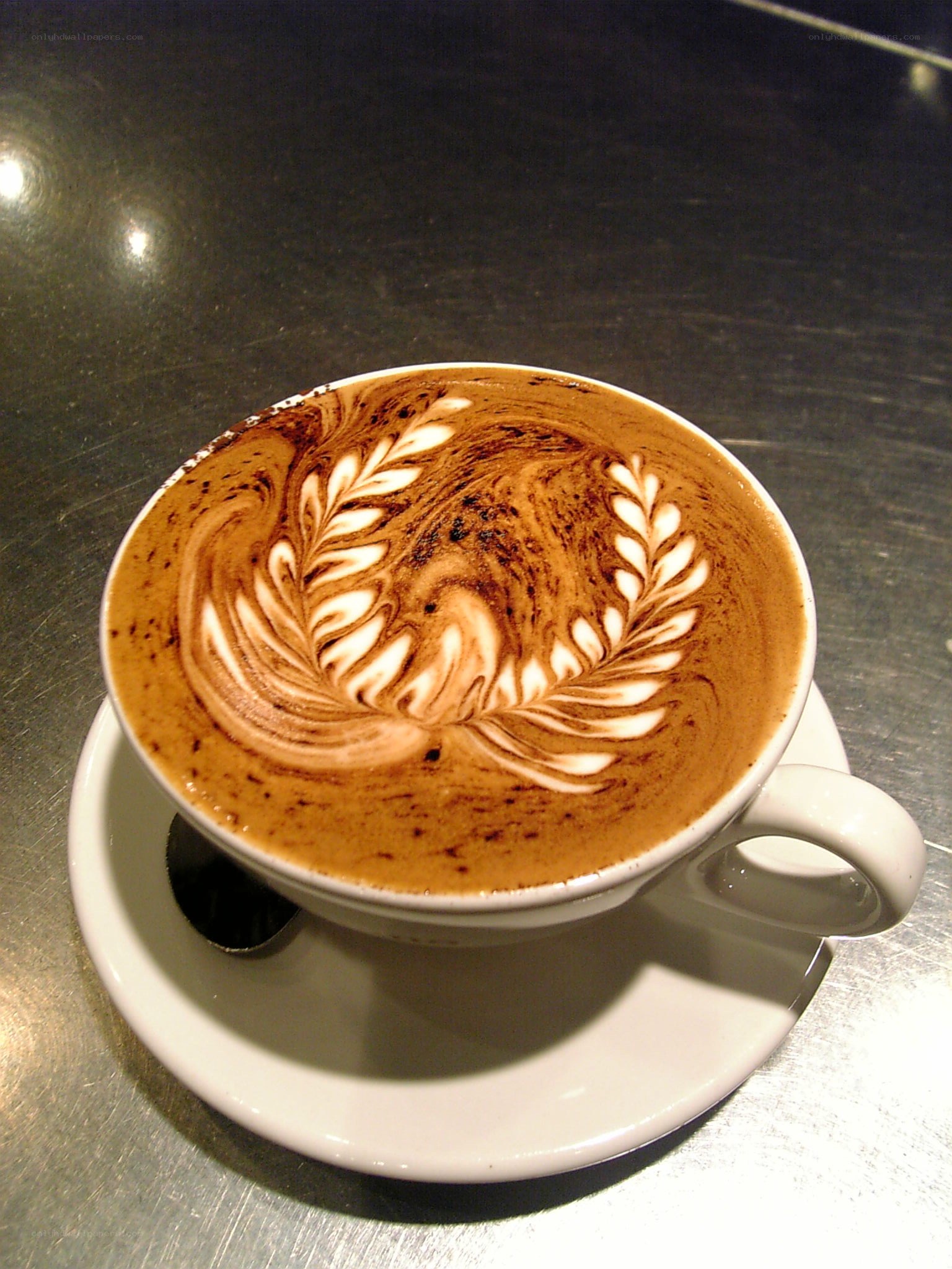 coffee with latte art