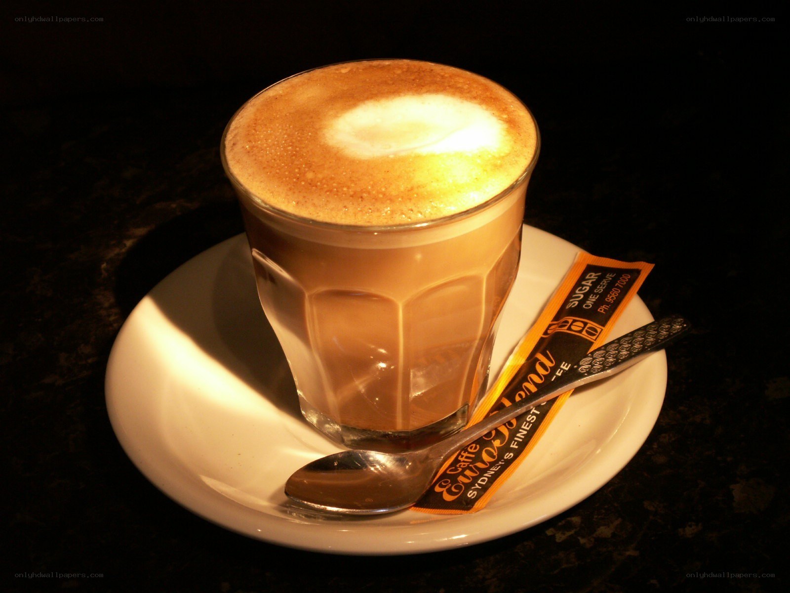coffee with latte art