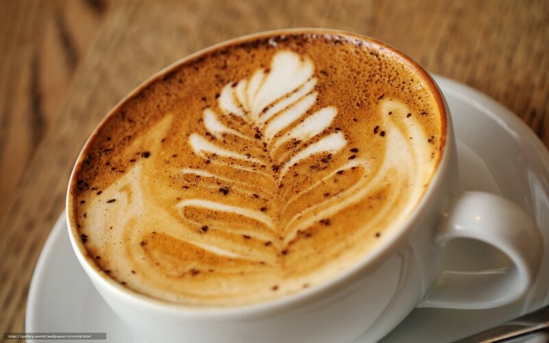coffee with latte art