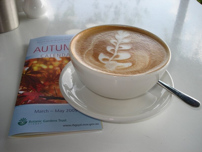 coffee with latte art
