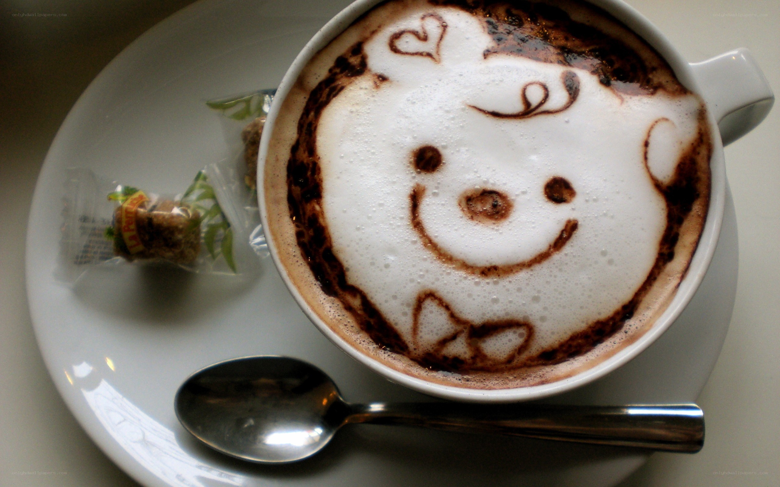 coffee with latte art