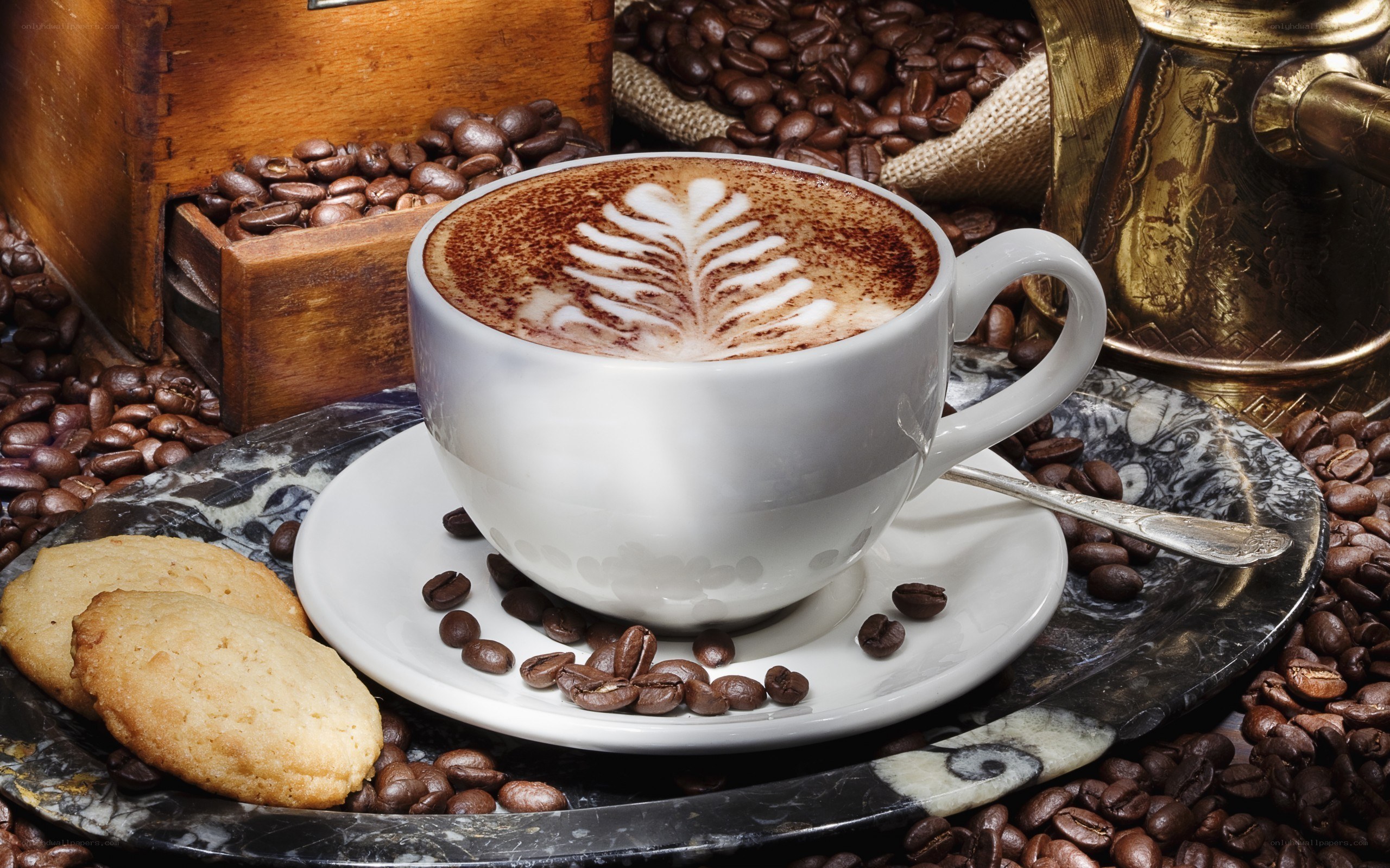 coffee with latte art