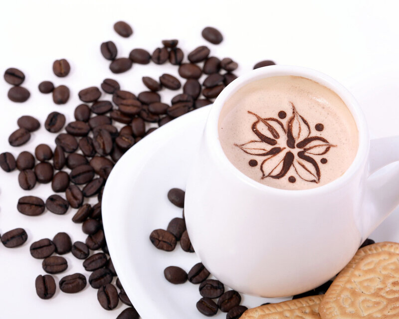 coffee with latte art