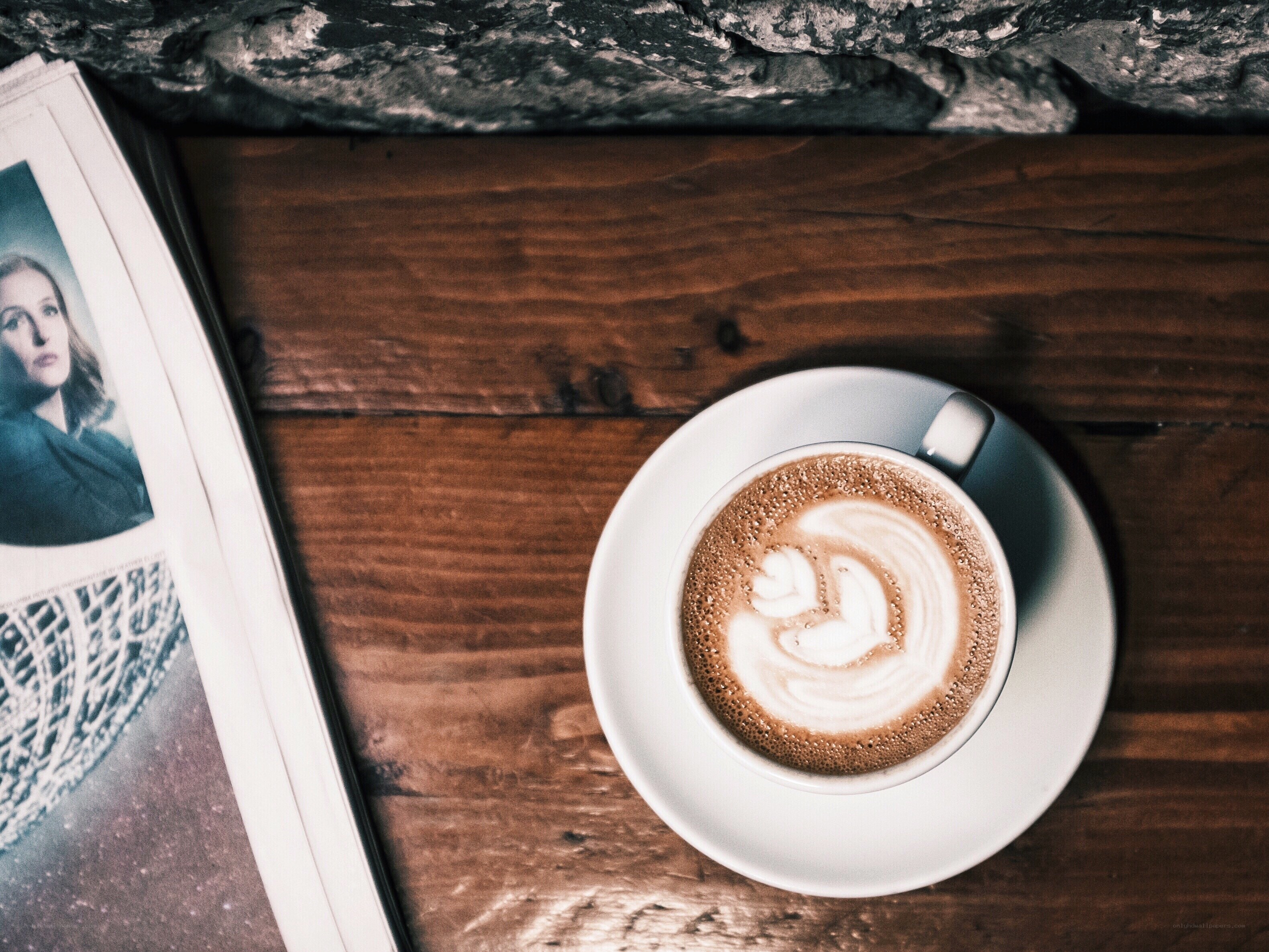 coffee with latte art