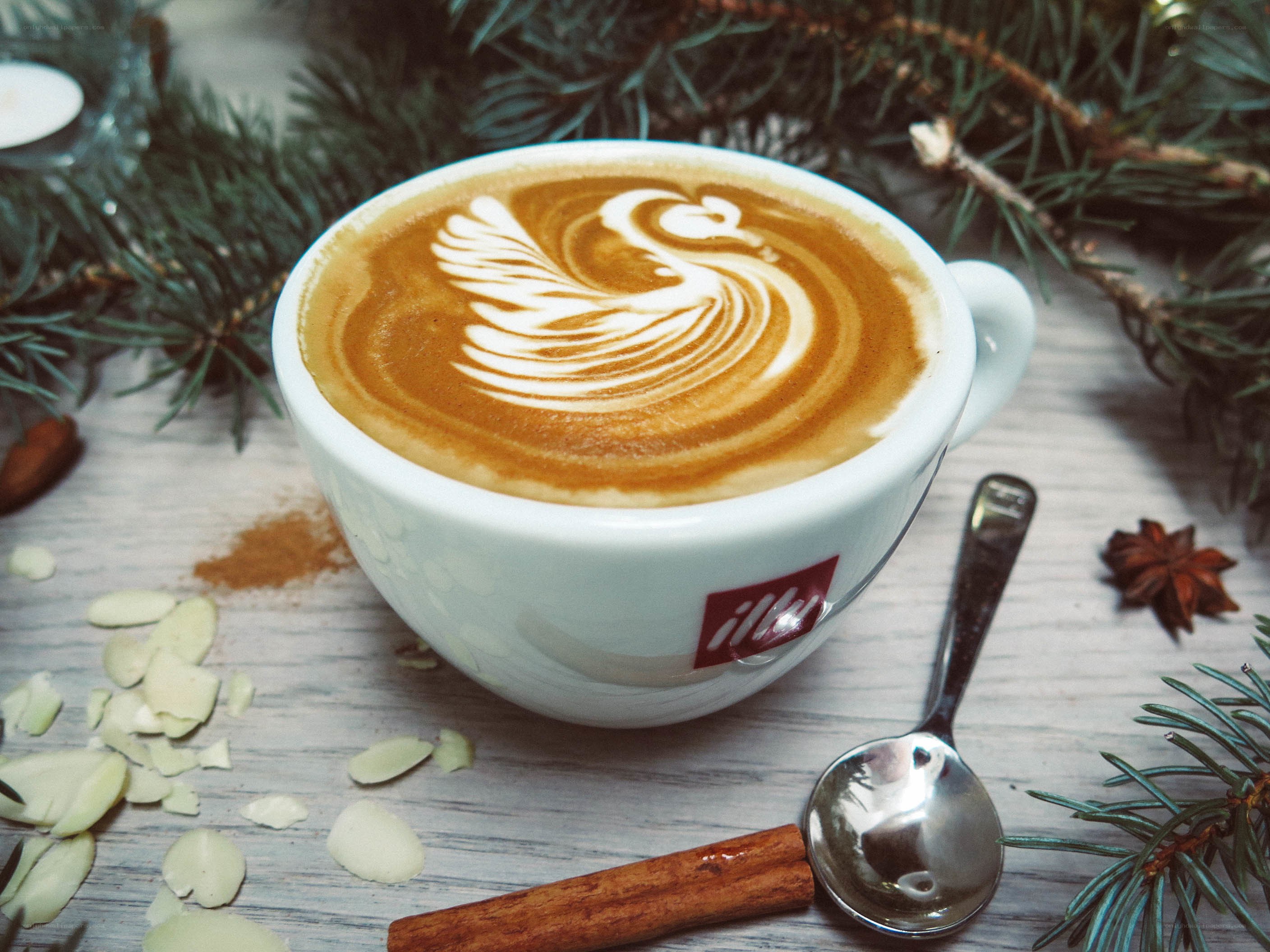 coffee with latte art