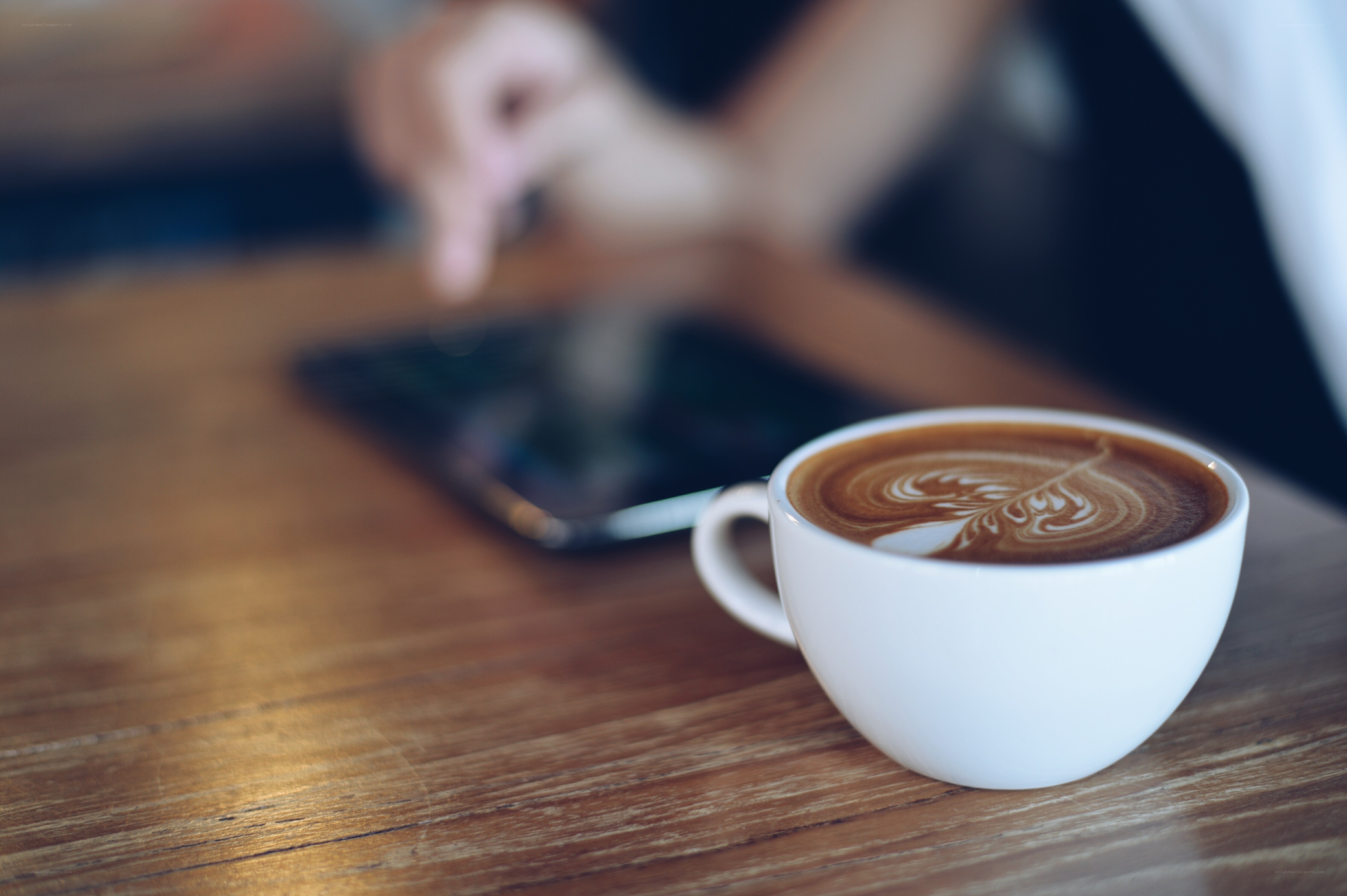 coffee with latte art