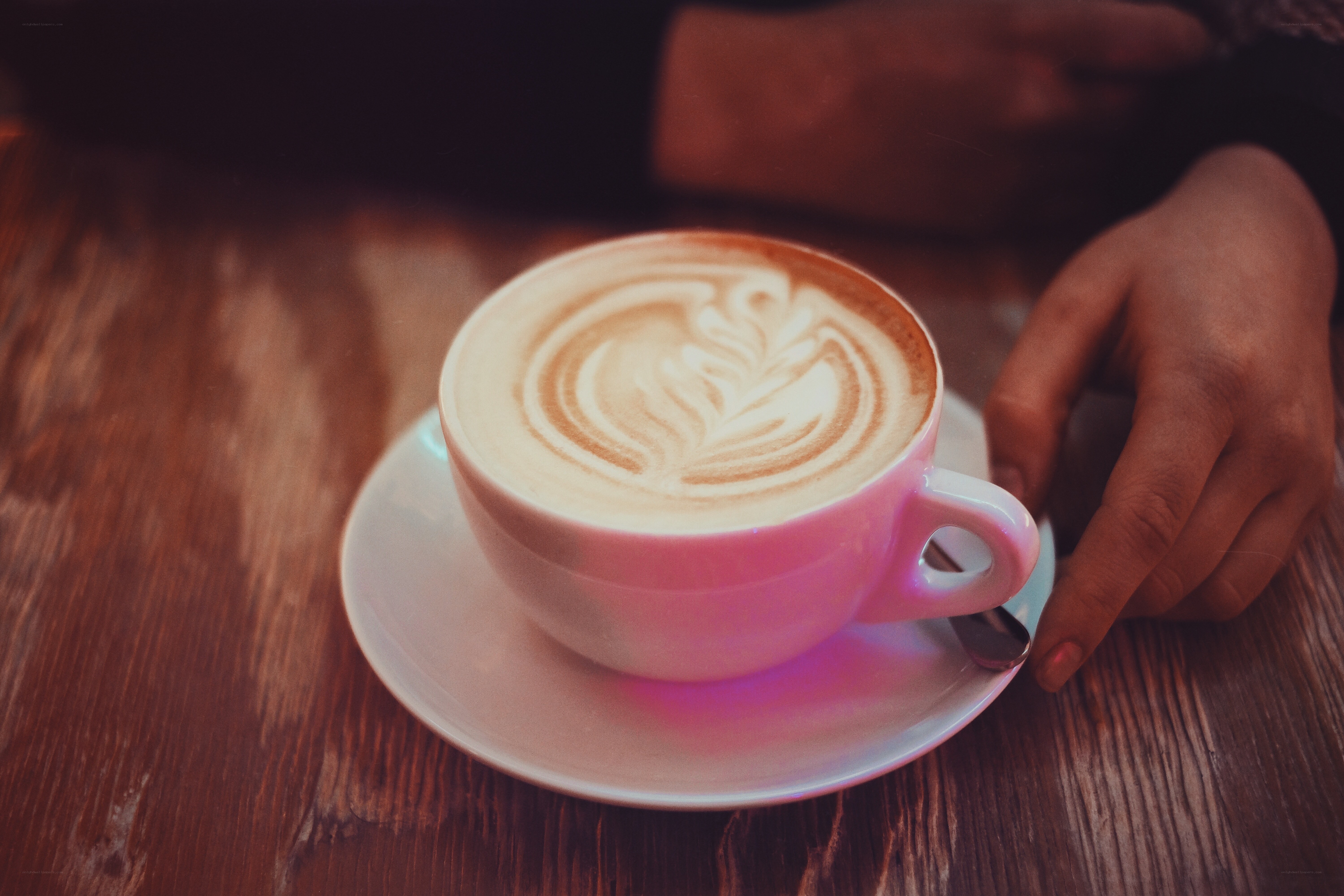 coffee with latte art