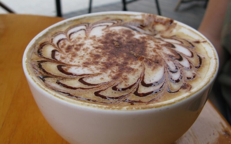 Coffee with Latte Art — Brown, Calm, Afternoon