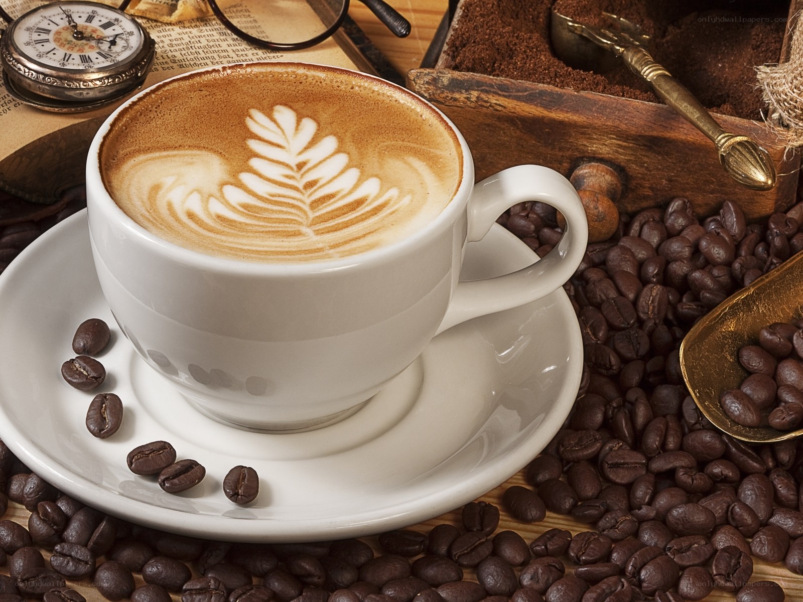 coffee with latte art
