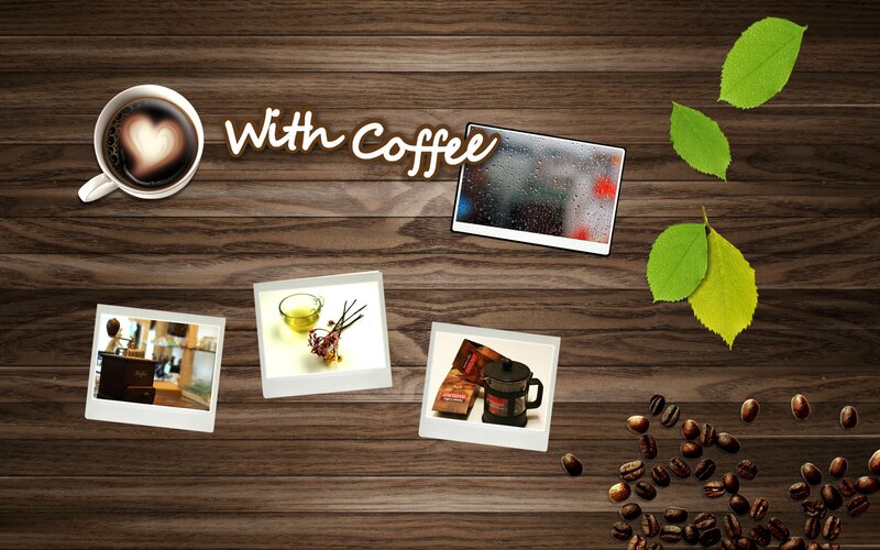 coffee with photos