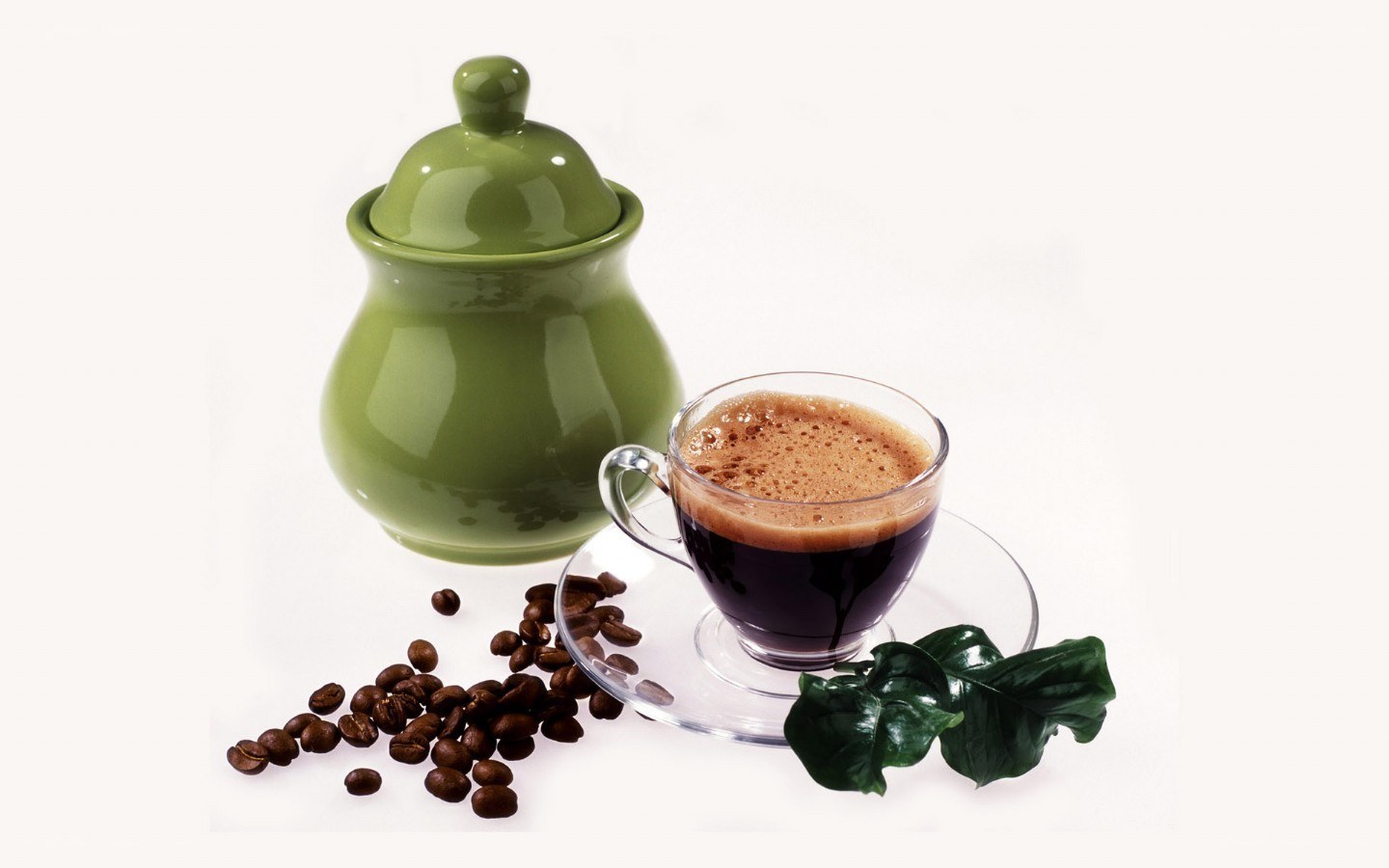 coffee with sugar and beans