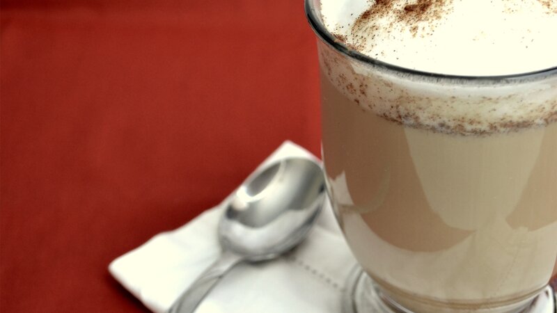 coffee with whipped cream