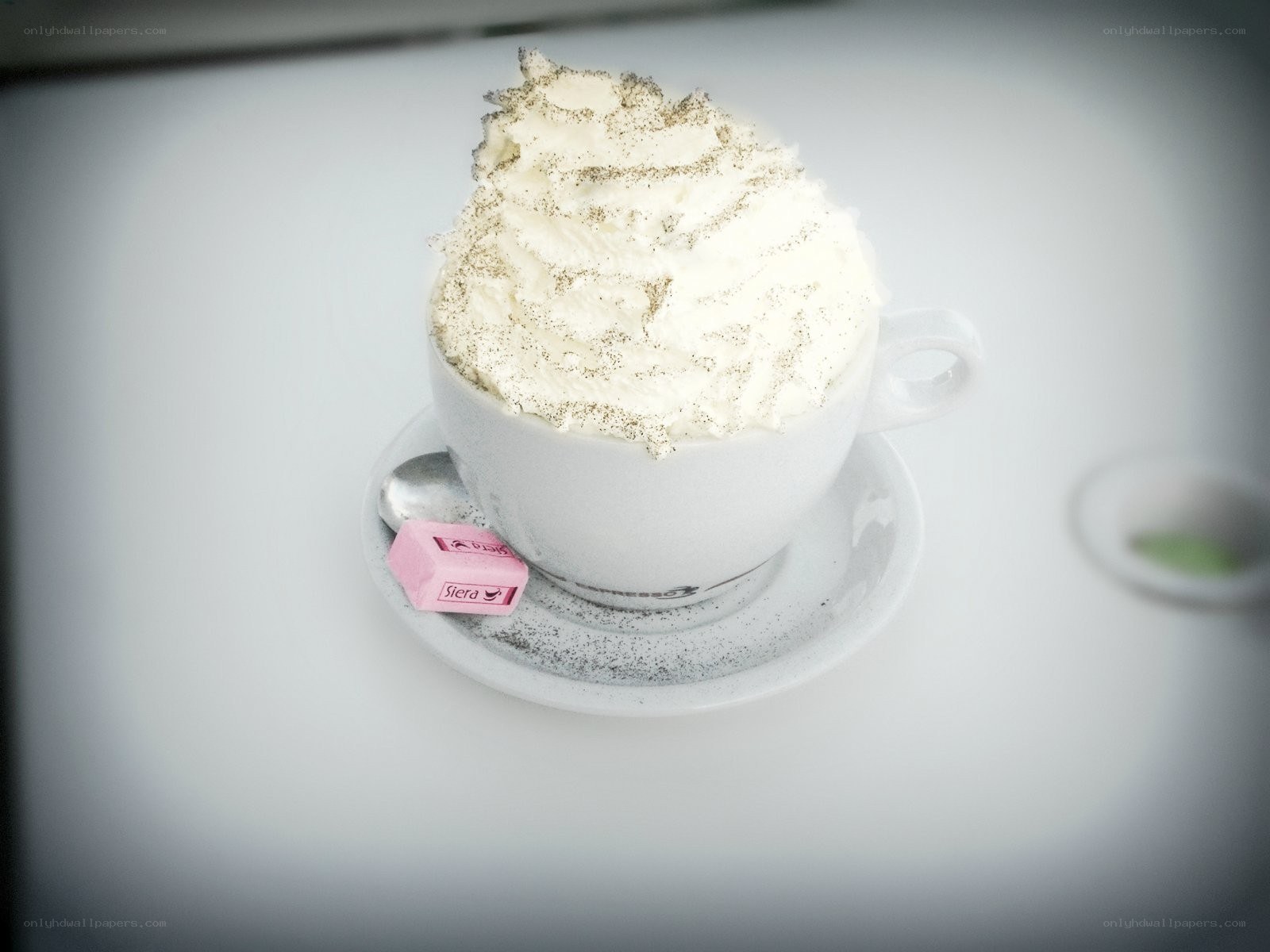 coffee with whipped cream