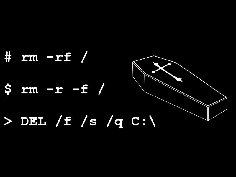 Coffin with Cross — Black