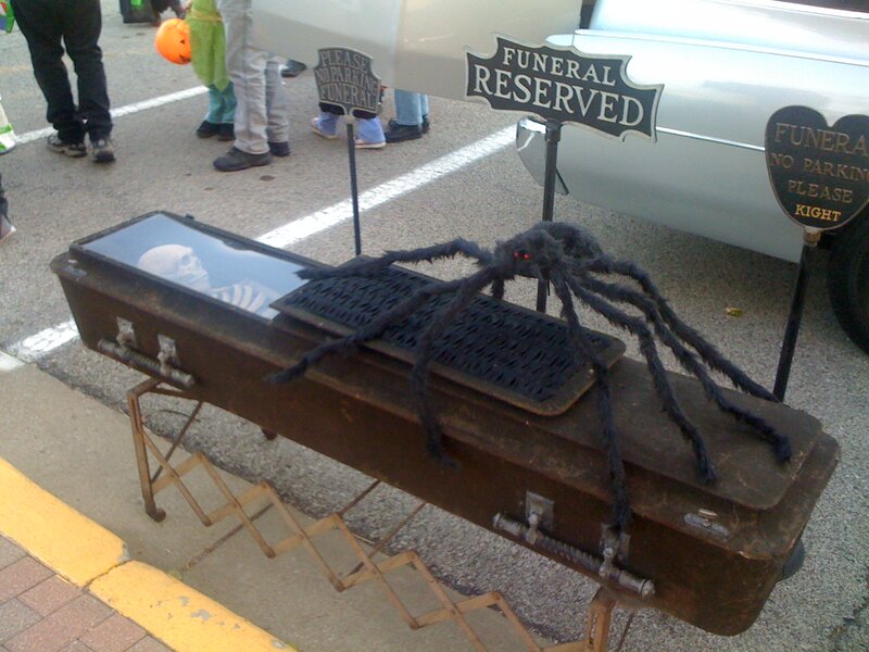 Coffin with Spider