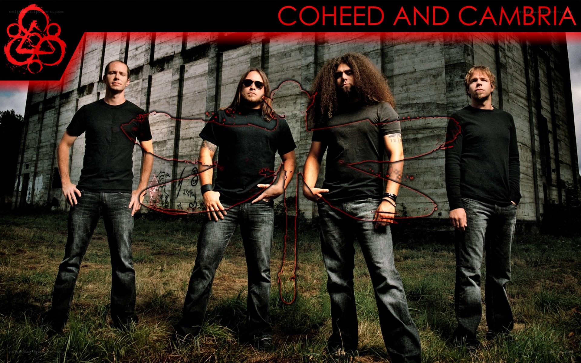 Coheed and Cambria band photo