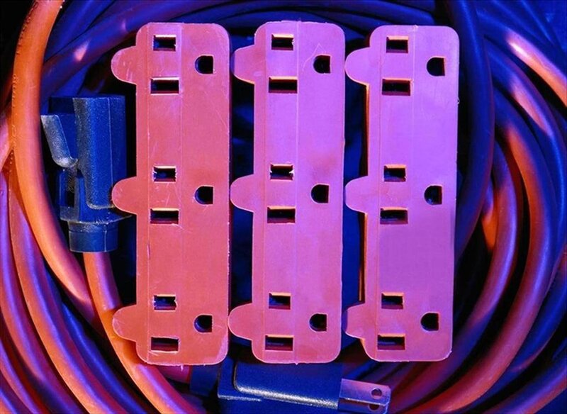 coiled extension cords with outlets