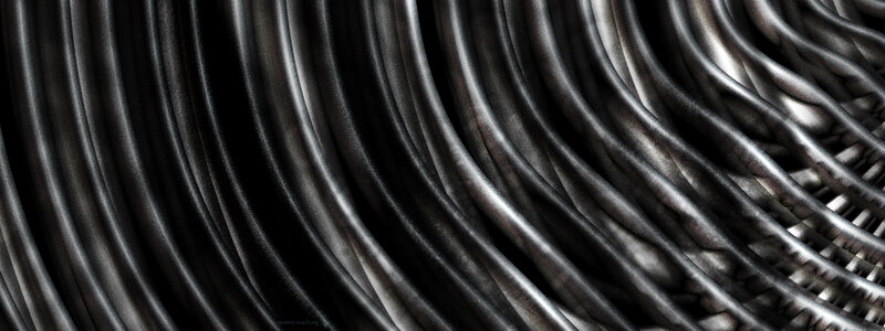 coiled metal cable texture