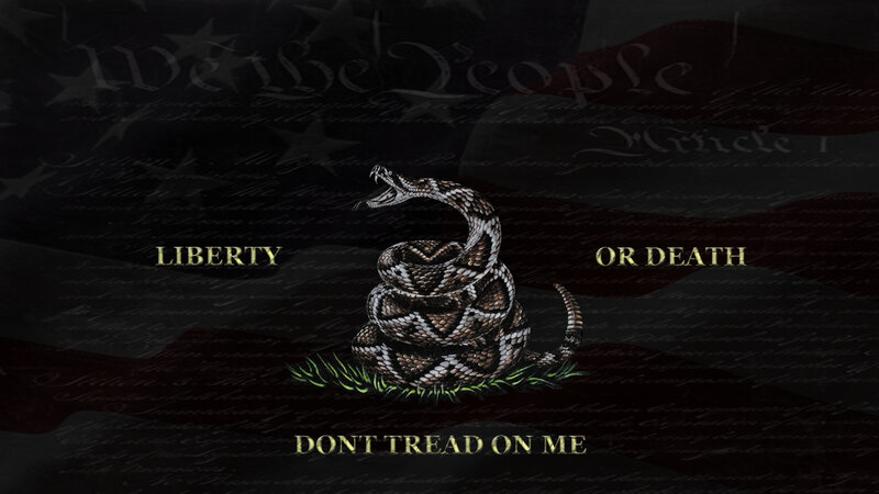 Coiled Rattlesnake — Black, Dramatic