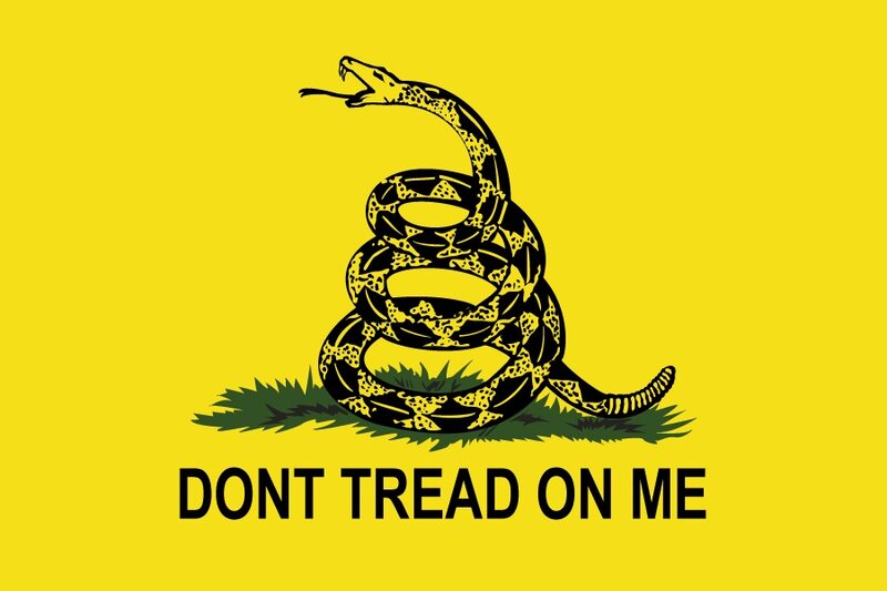 Coiled Rattlesnake — Yellow, Assertive, Vector Art
