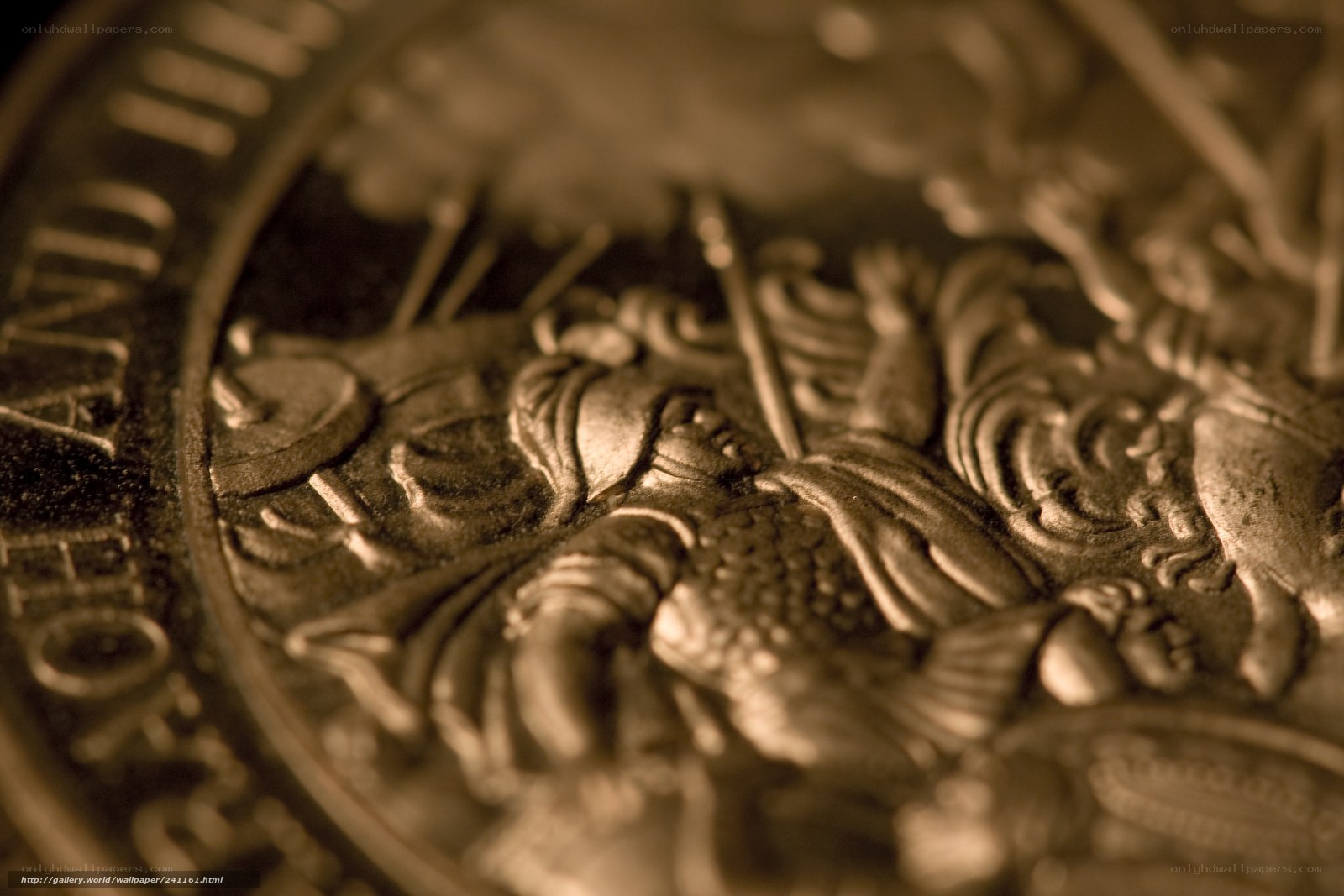coin with knight engraving