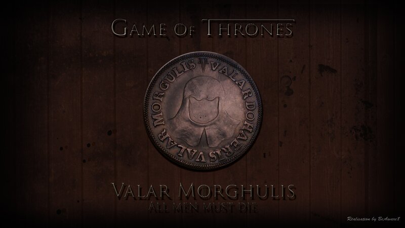 Coin with Valar Morghulis