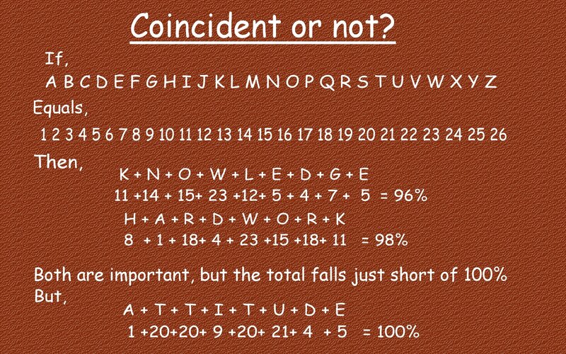 Coincidence or not?