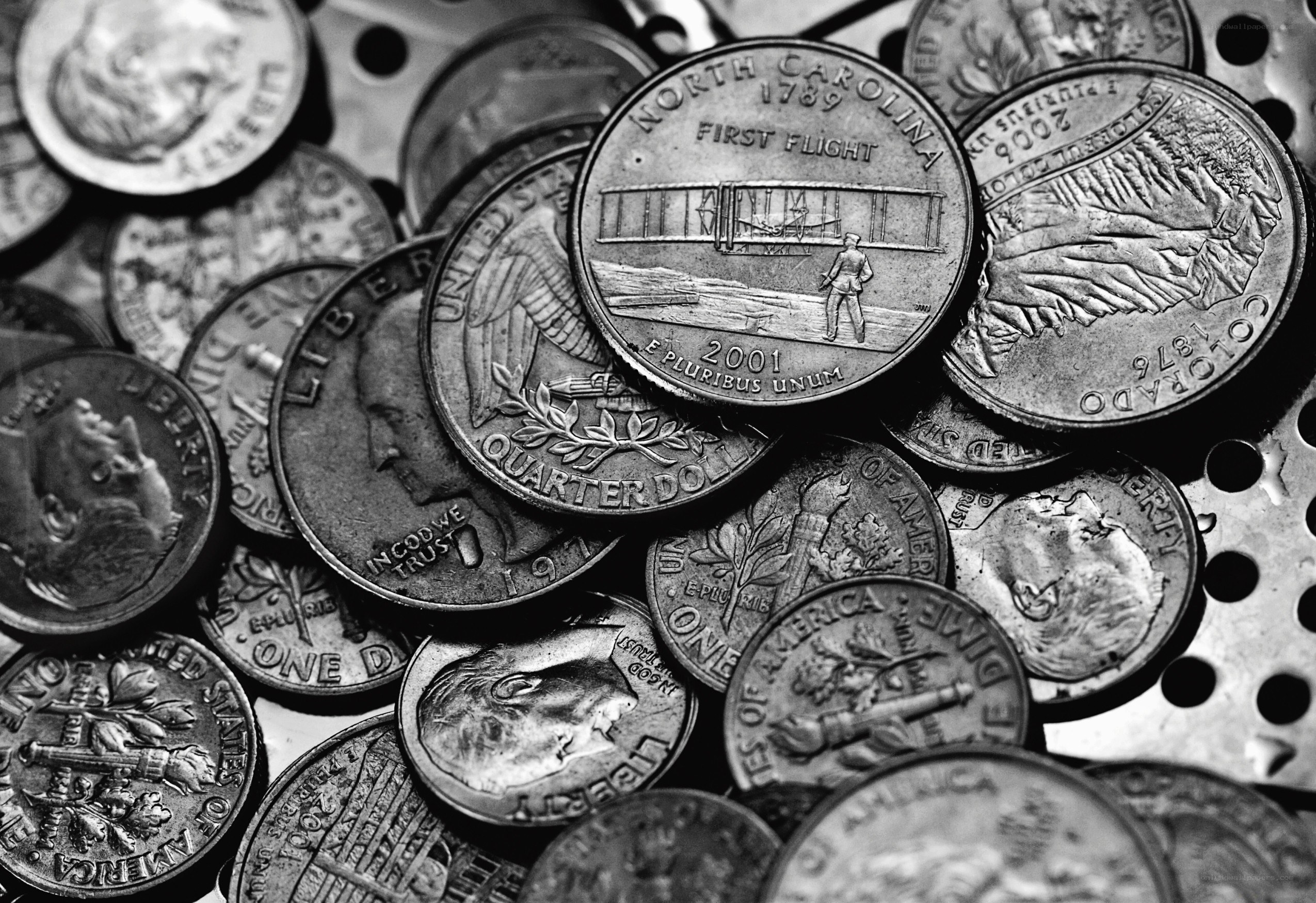 coins in a pile