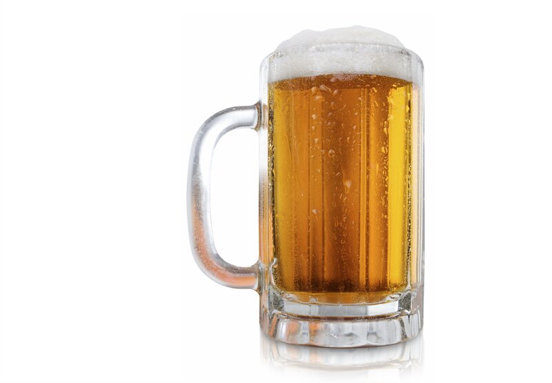Cold Beer in a Mug — Amber