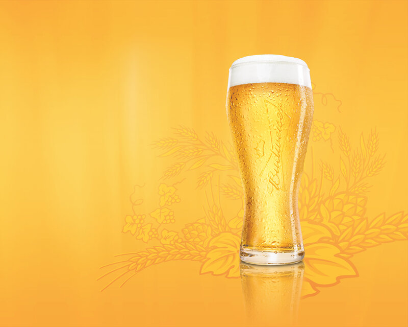 Cold Beer in Glass — Yellow, Refreshing
