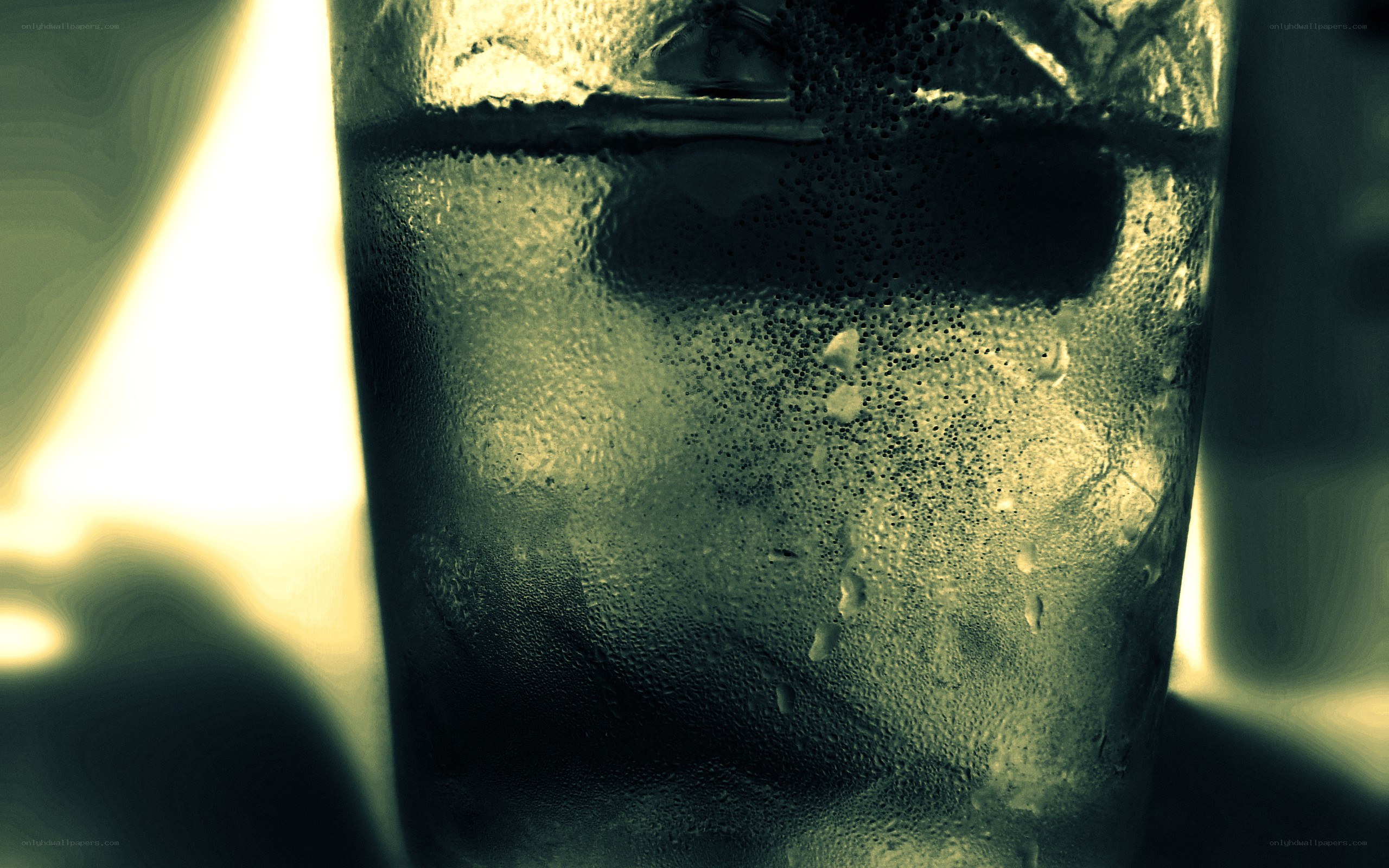 cold drink with condensation