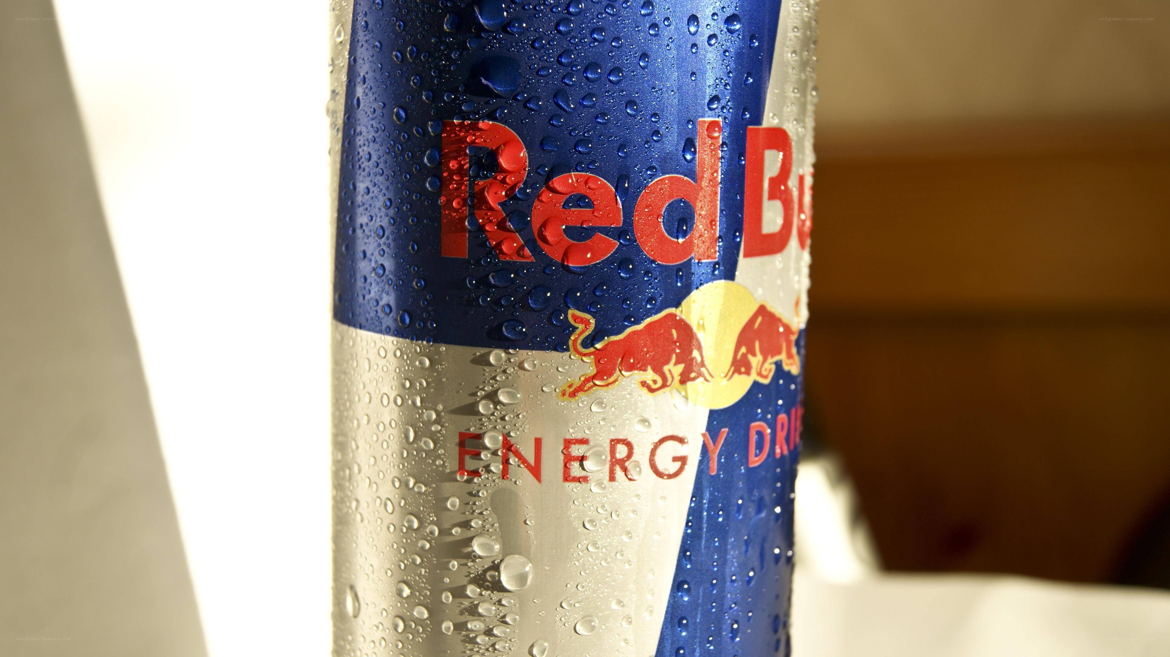 cold red bull can
