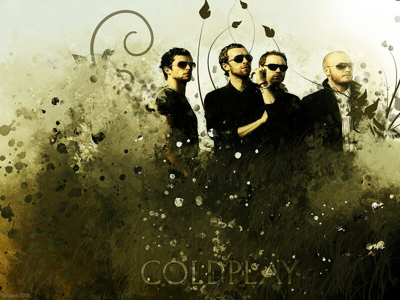 Coldplay band portrait