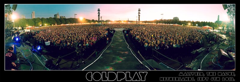 Coldplay concert in Netherlands
