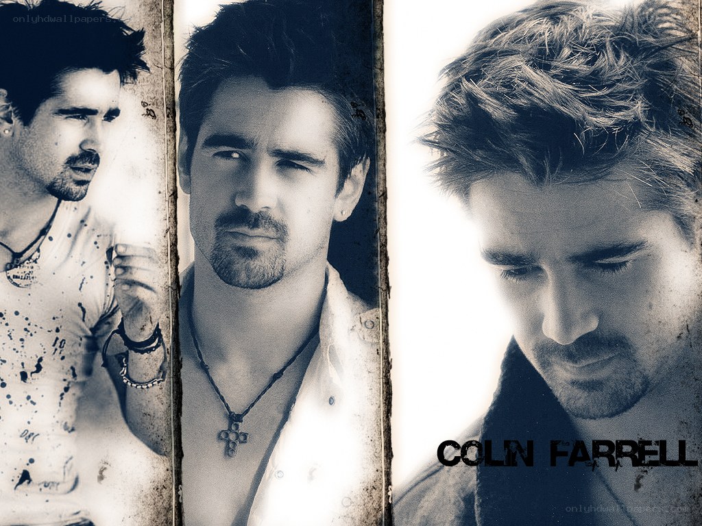 Colin Farrell portrait collage