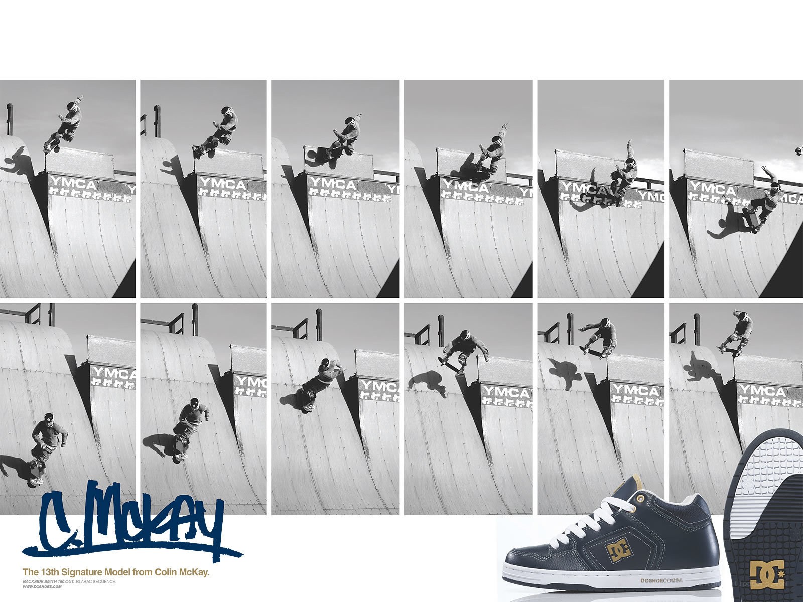 Colin McKay skateboarding sequence