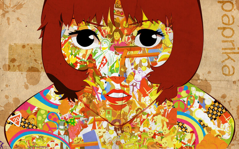 collage art of a girl