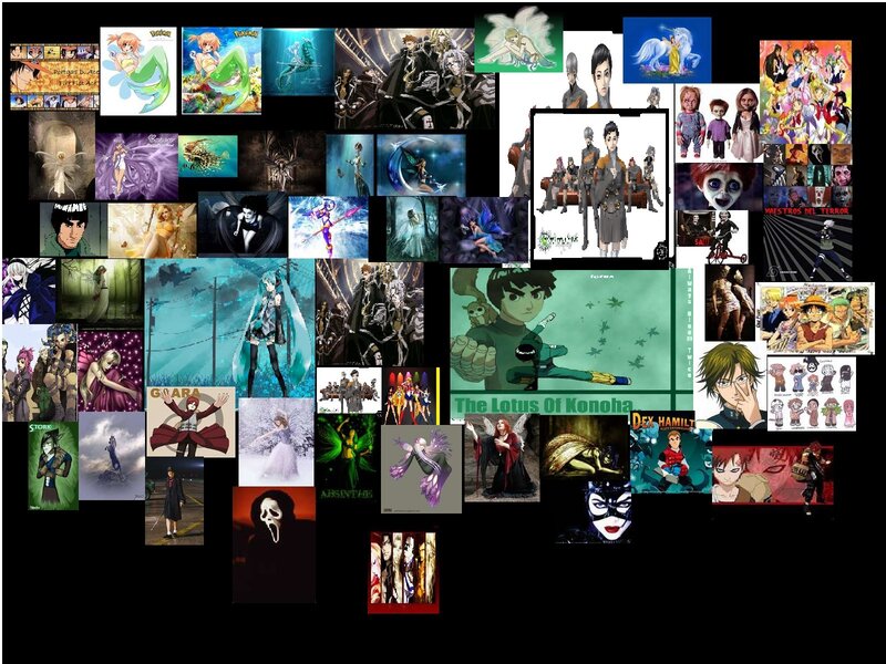 Collage of Animated Characters