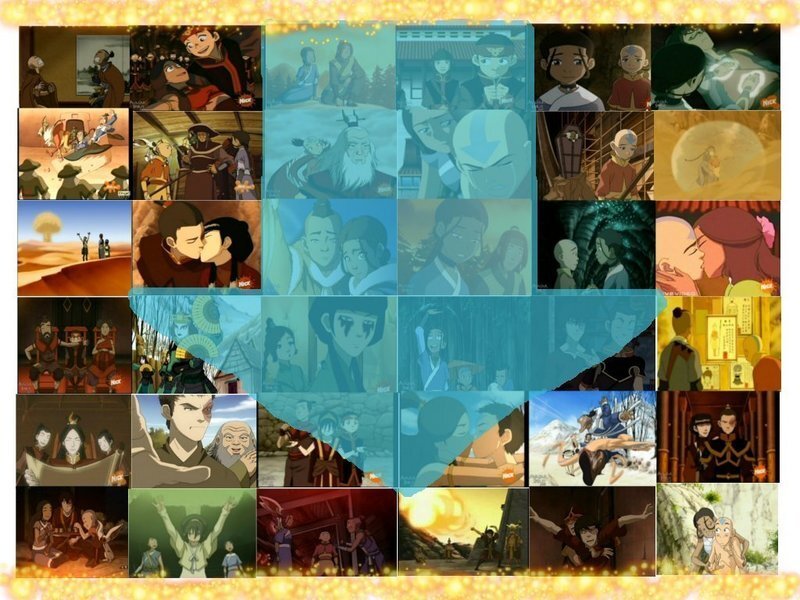 Collage of Animated Scenes