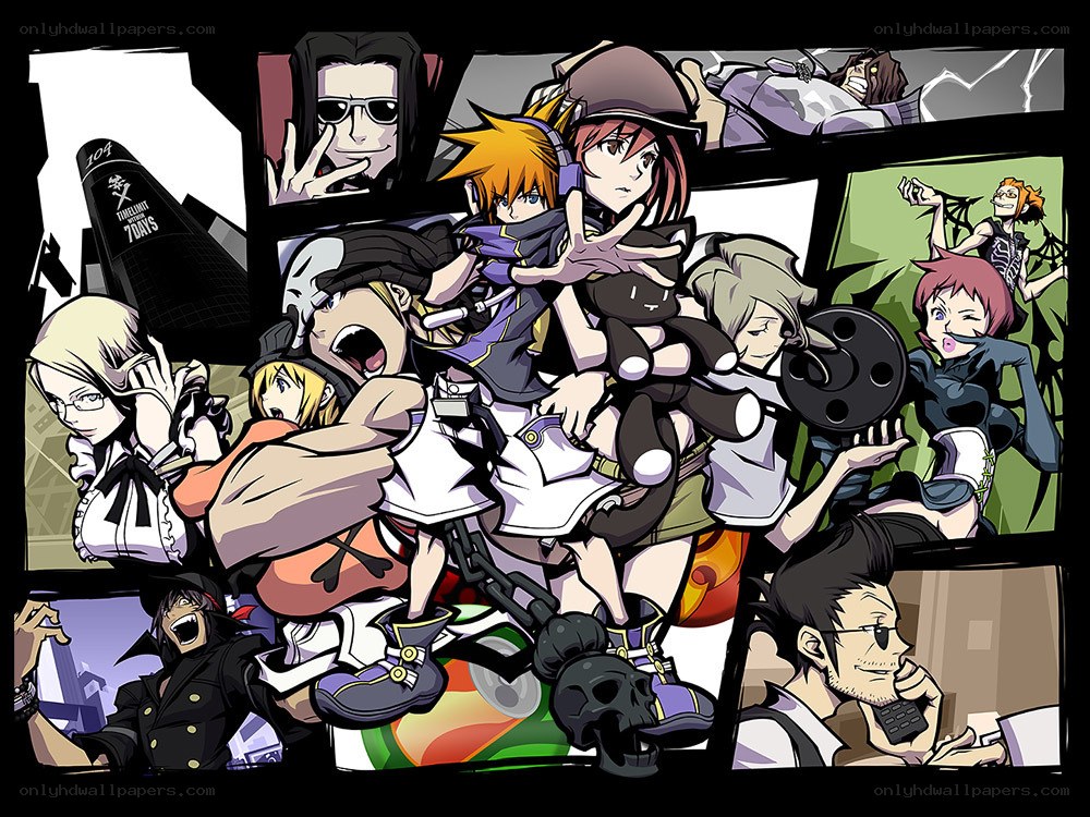 Collage of anime characters