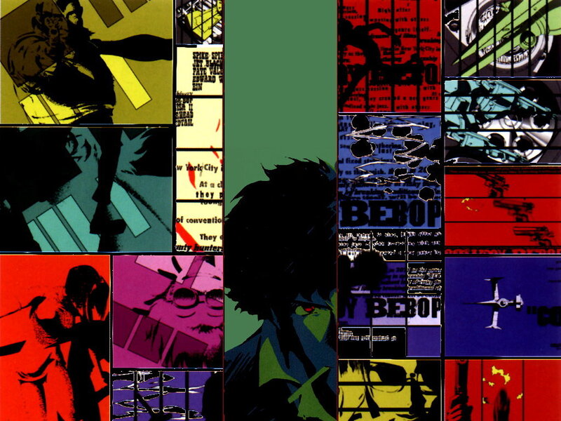 collage of anime scenes