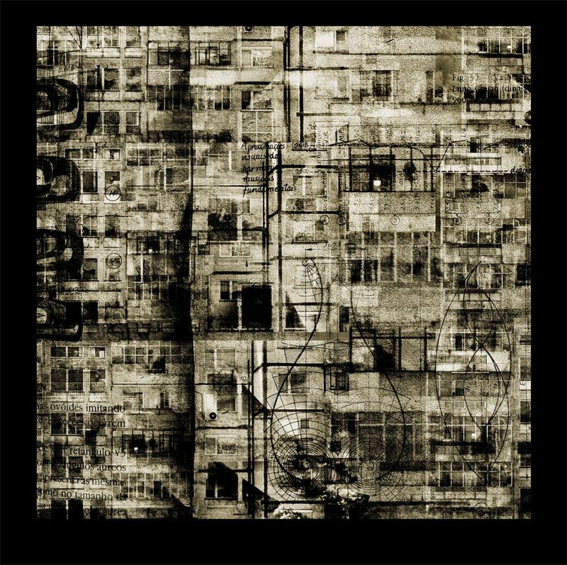 Collage of architectural drawings
