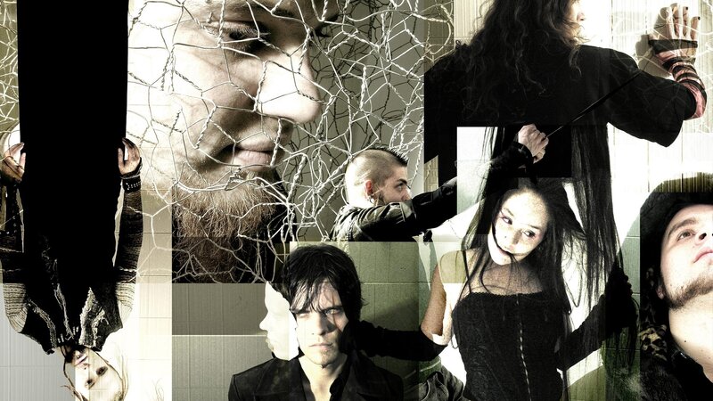 collage of band members