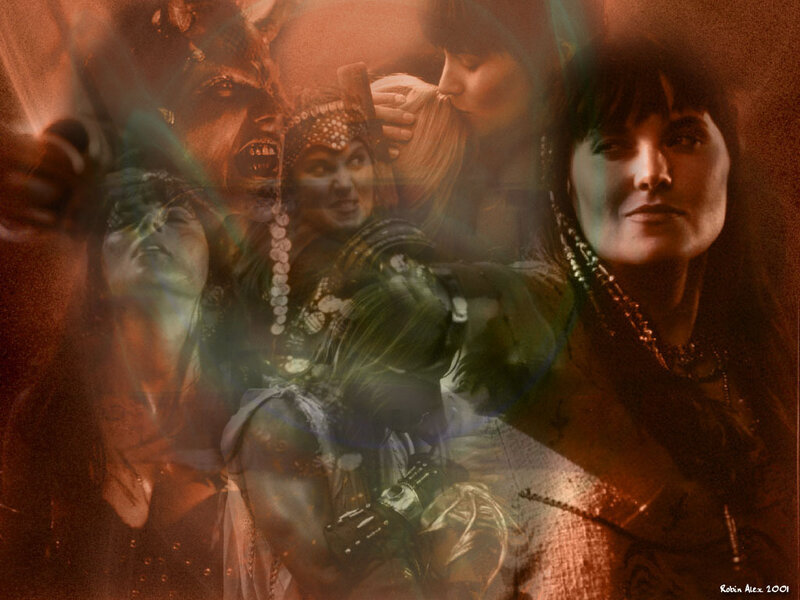 Collage of fantasy characters