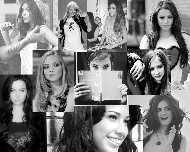 Collage of Female Celebrities